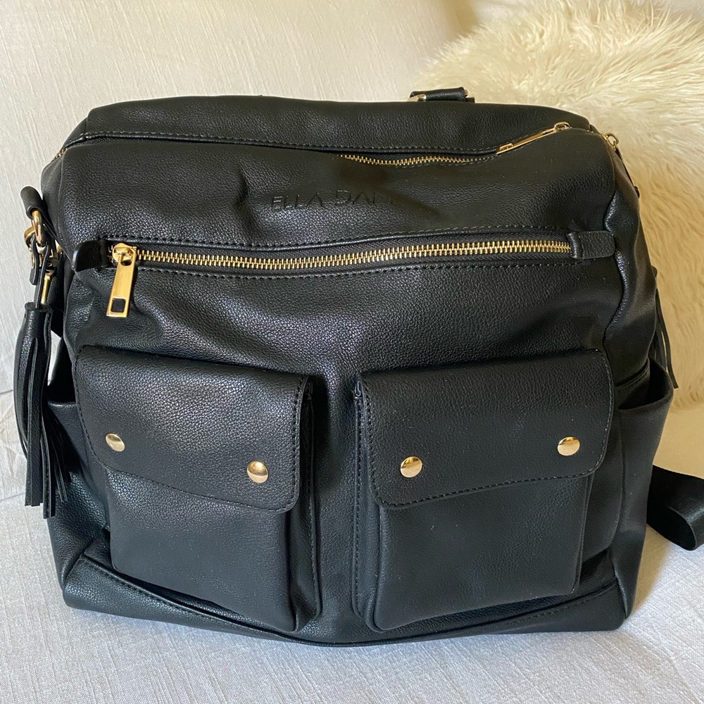 Ella Dane Convertible Backpack in Black
